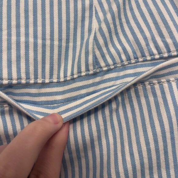 NWOT Palmer Wide Leg Crop Pants in Stripe Size 16 - Picture 4 of 6